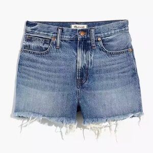 Madewell the perfect jean short in bergman wash